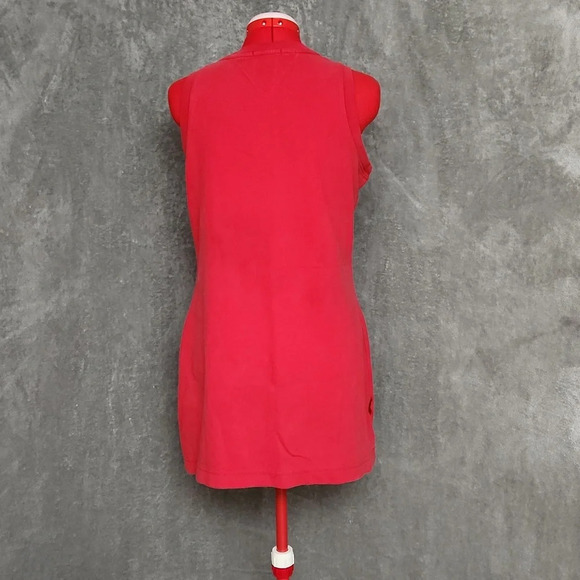 Vintage Tommy Hilfiger red sleeveless cotton dress - Picture 7 of 13